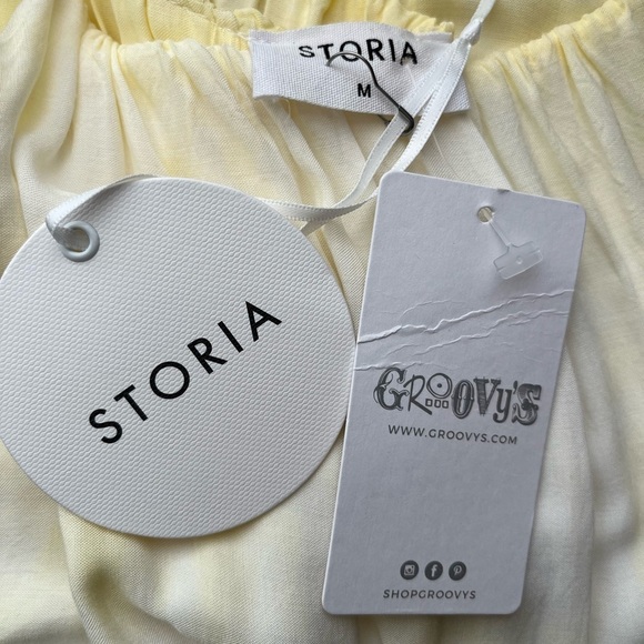 Storia Pastel Tie-Dye Tiered Maxi Dress NWT Medium | Resort Boho Flowing - Picture 10 of 13